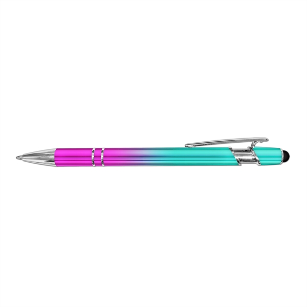 iWriter® Exec Prism - Multicolor Ombre Metal Pen & Stylus - iWriter® Exec Prism - Multicolor Ombre Metal Pen & Stylus - Image 1 of 7