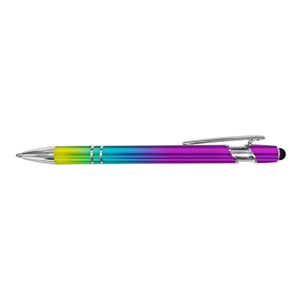 iWriter® Exec Prism - Multicolor Ombre Metal Pen & Stylus - iWriter® Exec Prism - Multicolor Ombre Metal Pen & Stylus - Image 2 of 7
