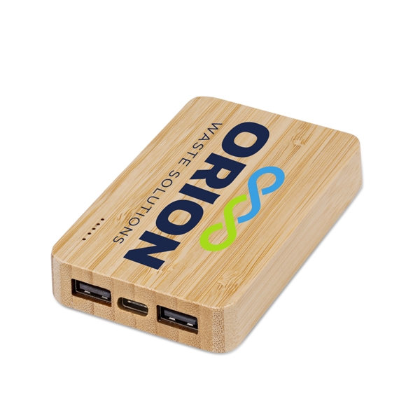 Eden Green Bamboo Wireless Power Bank 5000 - Eden Green Bamboo Wireless Power Bank 5000 - Image 1 of 12