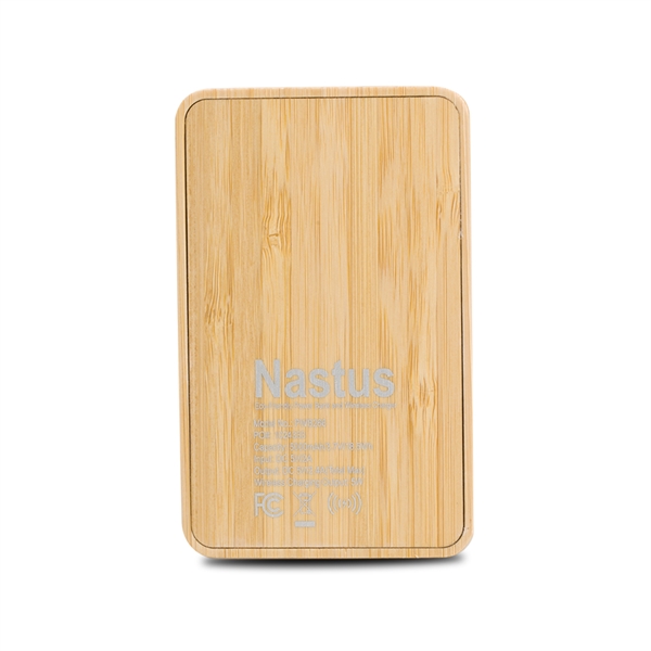 Eden Green Bamboo Wireless Power Bank 5000 - Eden Green Bamboo Wireless Power Bank 5000 - Image 3 of 12