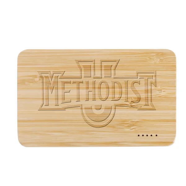 Eden Green Bamboo Wireless Power Bank 5000 - Eden Green Bamboo Wireless Power Bank 5000 - Image 5 of 12