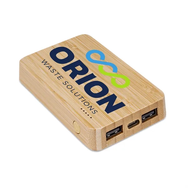 Eden Green Bamboo Wireless Power Bank 5000 - Eden Green Bamboo Wireless Power Bank 5000 - Image 6 of 12