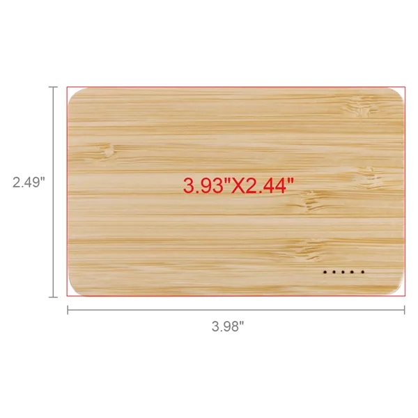 Eden Green Bamboo Wireless Power Bank 5000 - Eden Green Bamboo Wireless Power Bank 5000 - Image 8 of 12