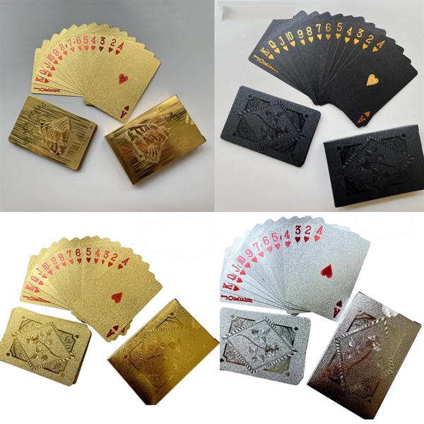 Custom Luxurious Durable Washable Reusable Playing Cards - Custom Luxurious Durable Washable Reusable Playing Cards - Image 0 of 4