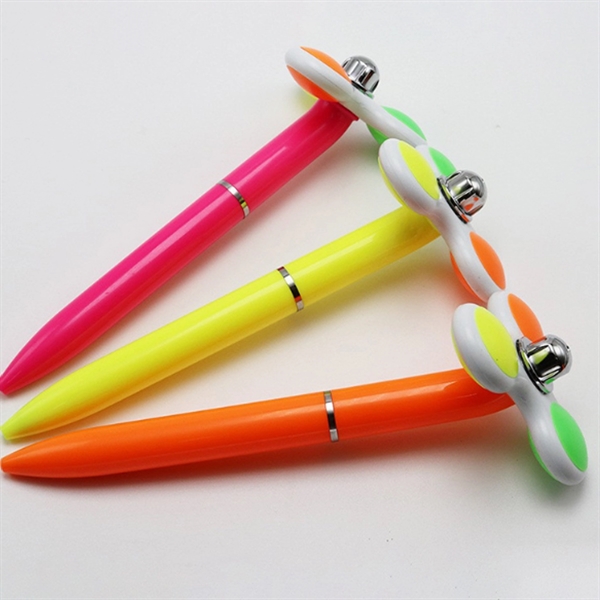 Custom Fingertip Spinner Retractable Ballpoint Pen - Custom Fingertip Spinner Retractable Ballpoint Pen - Image 1 of 2