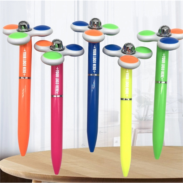 Custom Fingertip Spinner Retractable Ballpoint Pen - Custom Fingertip Spinner Retractable Ballpoint Pen - Image 2 of 2