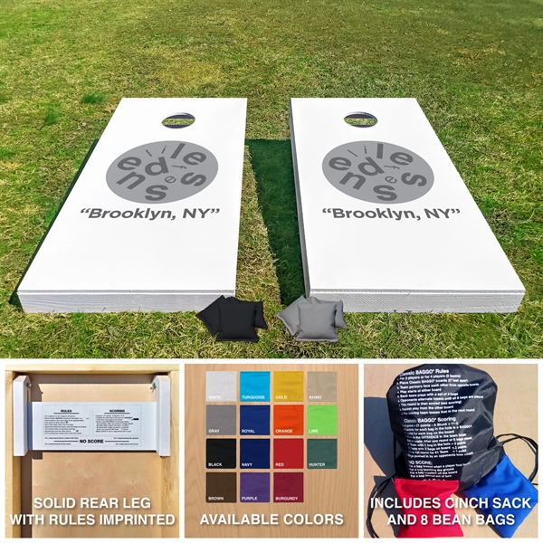 Official Wooden Cornhole Bean Bag Toss Game 24x48 Heavy Duty - Official Wooden Cornhole Bean Bag Toss Game 24x48 Heavy Duty - Image 5 of 15