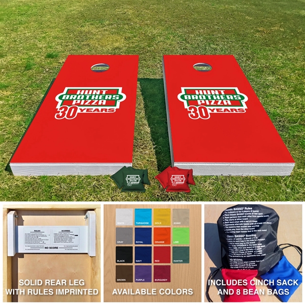 Official Wooden Cornhole Bean Bag Toss Game 24x48 Heavy Duty - Official Wooden Cornhole Bean Bag Toss Game 24x48 Heavy Duty - Image 10 of 15