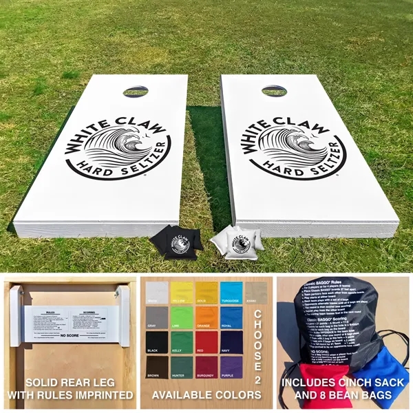 Official Wooden Cornhole Bean Bag Toss Game 24x48 Heavy Duty - Official Wooden Cornhole Bean Bag Toss Game 24x48 Heavy Duty - Image 12 of 15