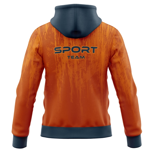Youth 280 GSM Spandex Interlock Fleece Sublimation Hoodie - Youth 280 GSM Spandex Interlock Fleece Sublimation Hoodie - Image 1 of 2