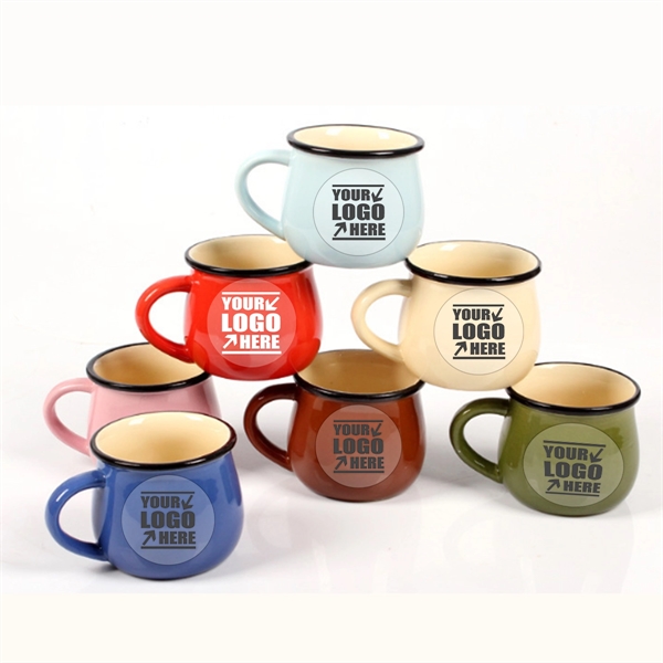 12 oz. High Quality Traditional Ceramic Coffee Mugs - 12 oz. High Quality Traditional Ceramic Coffee Mugs - Image 1 of 2