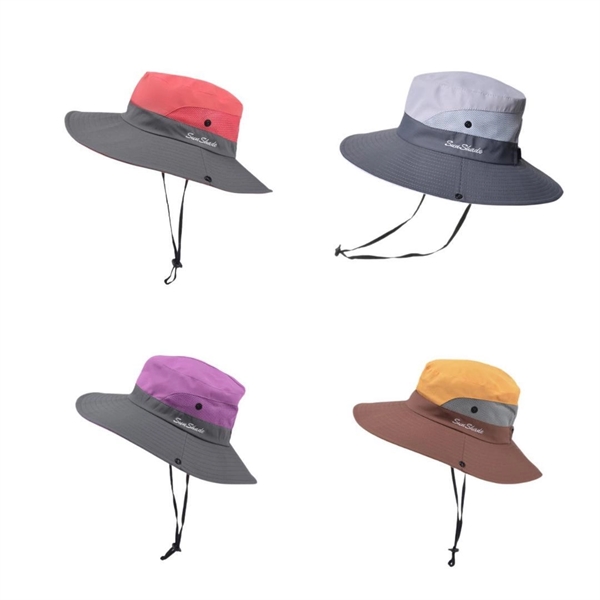 Women's Outdoor UV-Protection-Foldable Sun-Hats - Women's Outdoor UV-Protection-Foldable Sun-Hats - Image 0 of 2
