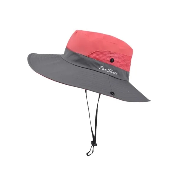 Women's Outdoor UV-Protection-Foldable Sun-Hats - Women's Outdoor UV-Protection-Foldable Sun-Hats - Image 2 of 2