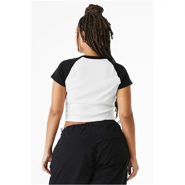 Bella + Canvas Ladies' Micro Ribbed Raglan Baby T-Shirt - Bella + Canvas Ladies' Micro Ribbed Raglan Baby T-Shirt - Image 7 of 58