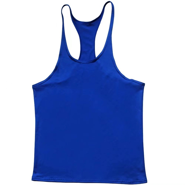 Men's Bodybuilding Stringer Tank Tops - Men's Bodybuilding Stringer Tank Tops - Image 3 of 5