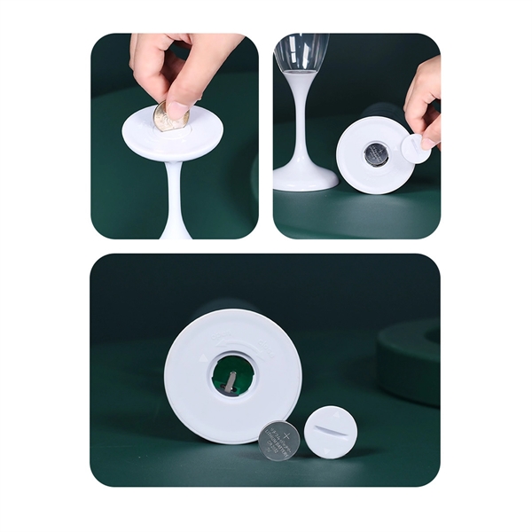 LED Wine Champagne Flute Glasses - LED Wine Champagne Flute Glasses - Image 5 of 5