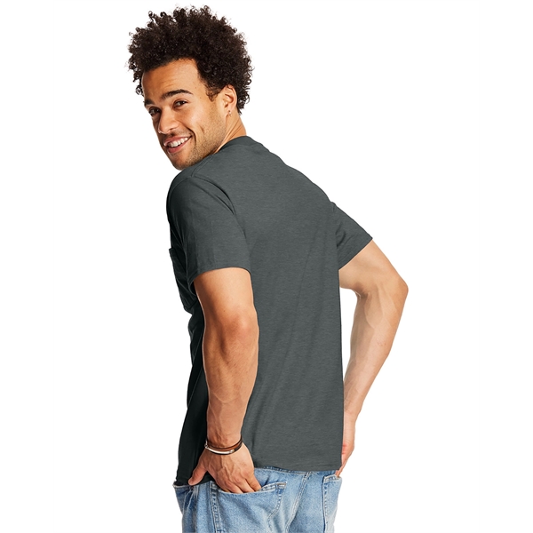 Hanes Adult Beefy-T® with Pocket - Hanes Adult Beefy-T® with Pocket - Image 117 of 124