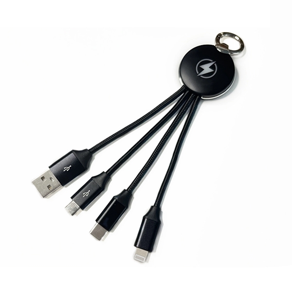 3 in1 USB Cable With Custom LED Backlight LOGO - 3 in1 USB Cable With Custom LED Backlight LOGO - Image 7 of 8