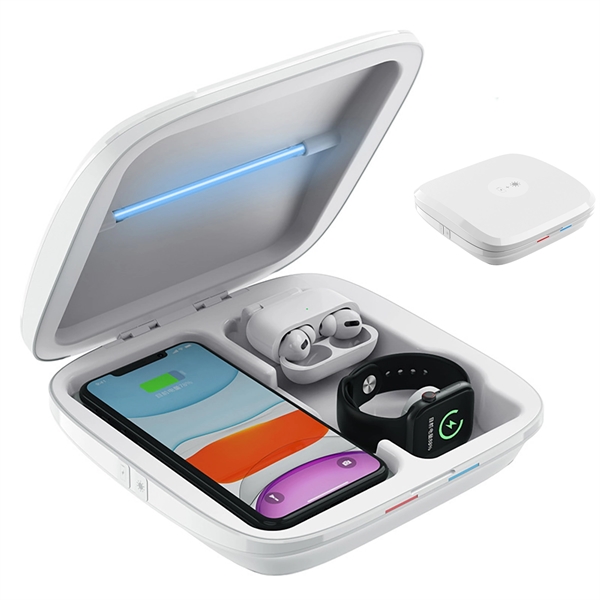 Electronics Qi Wireless Charger and UV Sanitizer - Electronics Qi Wireless Charger and UV Sanitizer - Image 0 of 3
