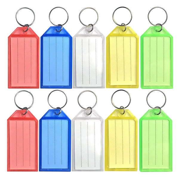 Plastic Key Ring Tags - Plastic Key Ring Tags - Image 0 of 2