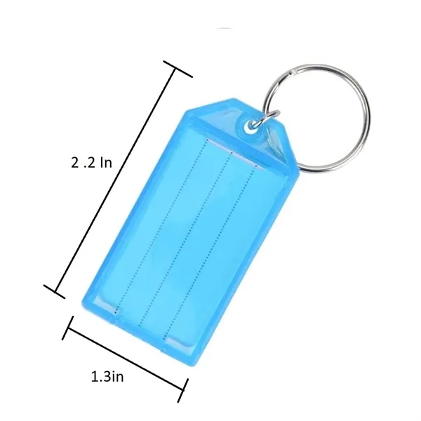 Plastic Key Ring Tags - Plastic Key Ring Tags - Image 1 of 2