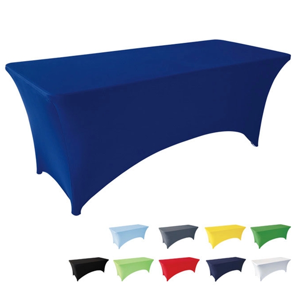 6 Feet Spandex Stretch Table Cover - 6 Feet Spandex Stretch Table Cover - Image 2 of 2