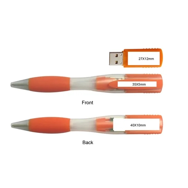 Geneva Soft Grip USB Pen - Geneva Soft Grip USB Pen - Image 11 of 12