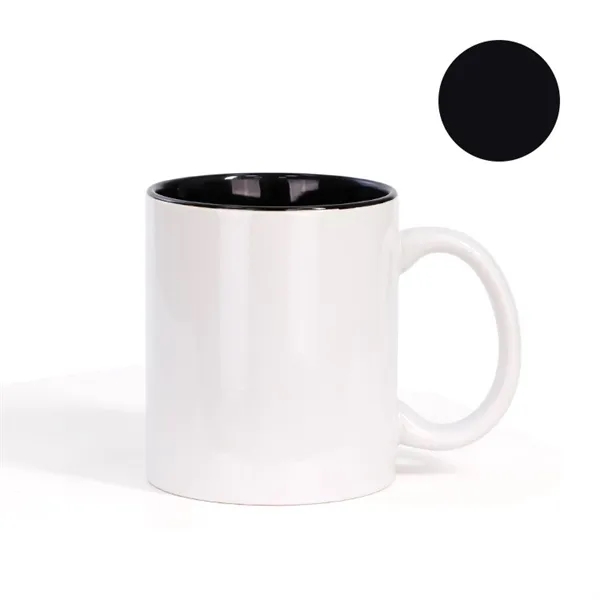 Two-Tone Full Color 11 oz Sublimation Ceramic Coffee Mug - Two-Tone Full Color 11 oz Sublimation Ceramic Coffee Mug - Image 7 of 12