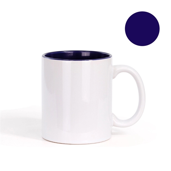 Two-Tone Full Color 11 oz Sublimation Ceramic Coffee Mug - Two-Tone Full Color 11 oz Sublimation Ceramic Coffee Mug - Image 12 of 12