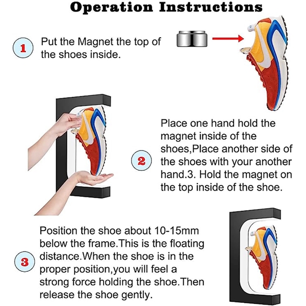 Levitating Shoe Display Stand - Levitating Shoe Display Stand - Image 3 of 4