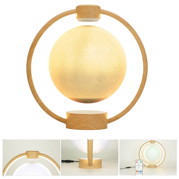 Levitating Moon Lamp With Speaker - Levitating Moon Lamp With Speaker - Image 3 of 4