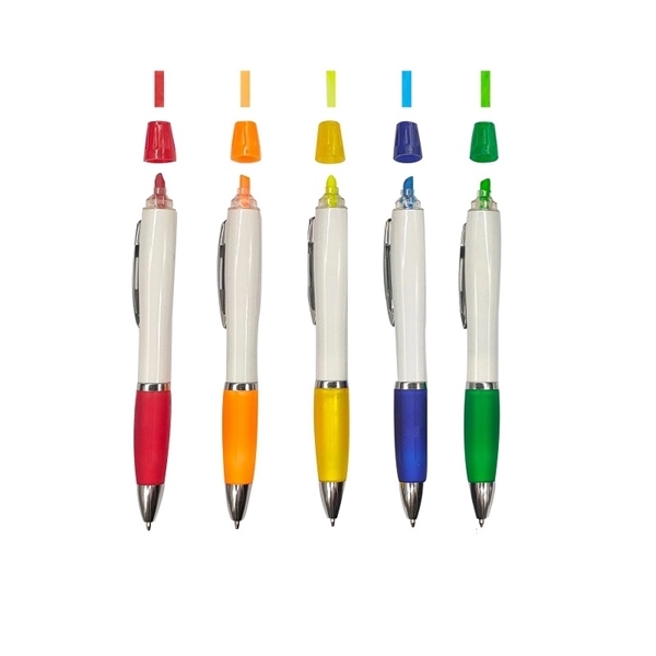 2-in-1 Ballpoint Pen and Highlighter - 2-in-1 Ballpoint Pen and Highlighter - Image 5 of 5