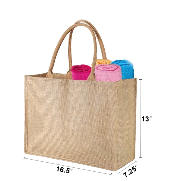 Burlap Jute Tote Bags - Burlap Jute Tote Bags - Image 0 of 2