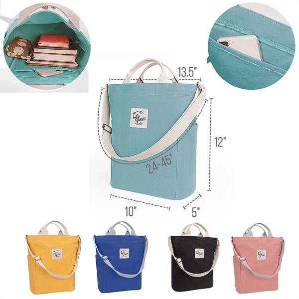 Women Canvas Tote Handbags - Women Canvas Tote Handbags - Image 0 of 5