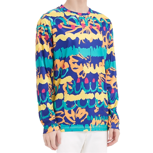 Unisex 180 GSM Spandex Milk Silk Long Sleeve T-Shirt - Unisex 180 GSM Spandex Milk Silk Long Sleeve T-Shirt - Image 5 of 5