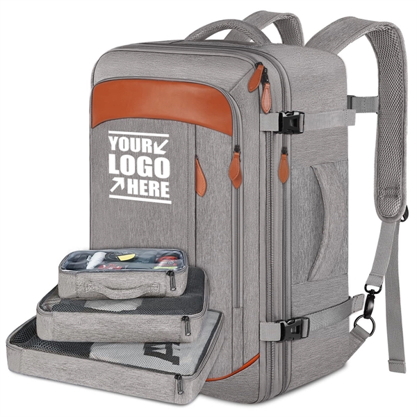 40L Airline Approved Travel Backpacks with 3 Packing Cubes - 40L Airline Approved Travel Backpacks with 3 Packing Cubes - Image 0 of 6