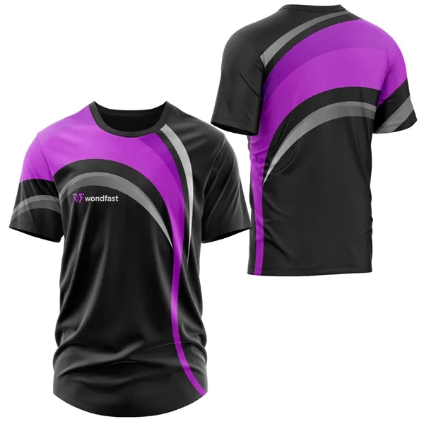 Unisex 150 GSM Short Hole Mesh Performance T-Shirt - Unisex 150 GSM Short Hole Mesh Performance T-Shirt - Image 3 of 3