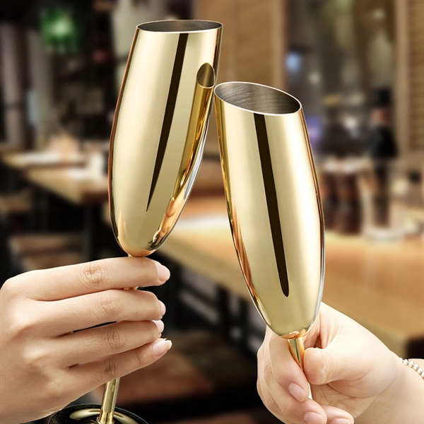 Elegant Anniversary Gift Champagne Flute - Elegant Anniversary Gift Champagne Flute - Image 1 of 6