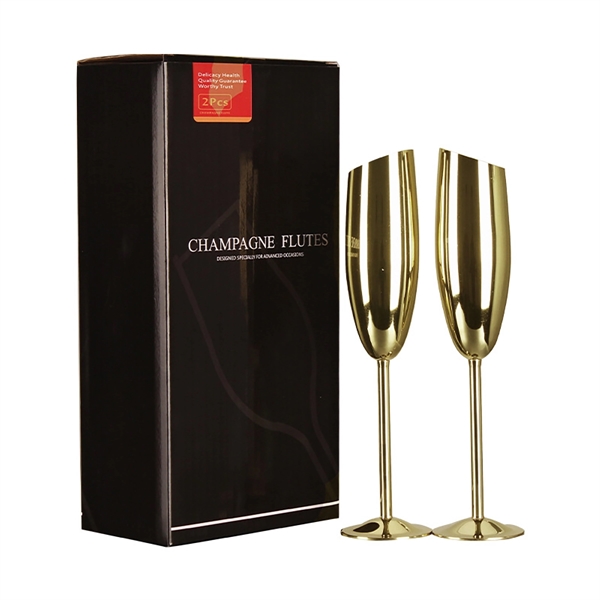 Elegant Anniversary Gift Champagne Flute - Elegant Anniversary Gift Champagne Flute - Image 2 of 6