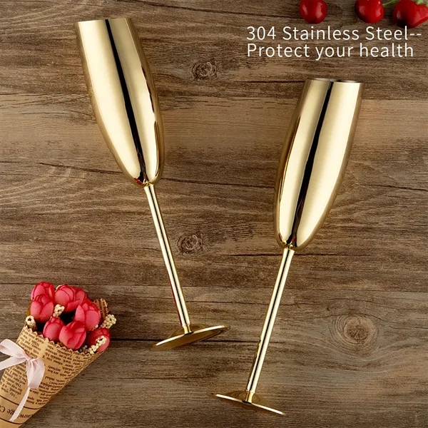 Elegant Anniversary Gift Champagne Flute - Elegant Anniversary Gift Champagne Flute - Image 4 of 6