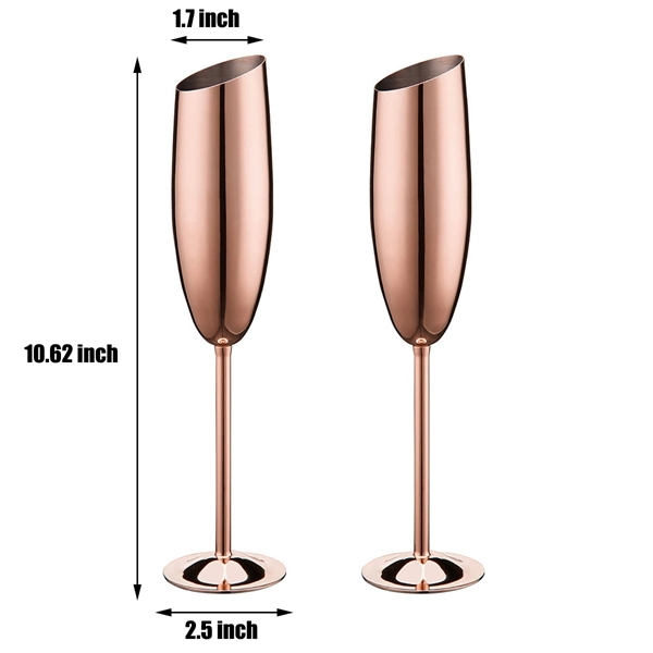 Elegant Anniversary Gift Champagne Flute - Elegant Anniversary Gift Champagne Flute - Image 5 of 6