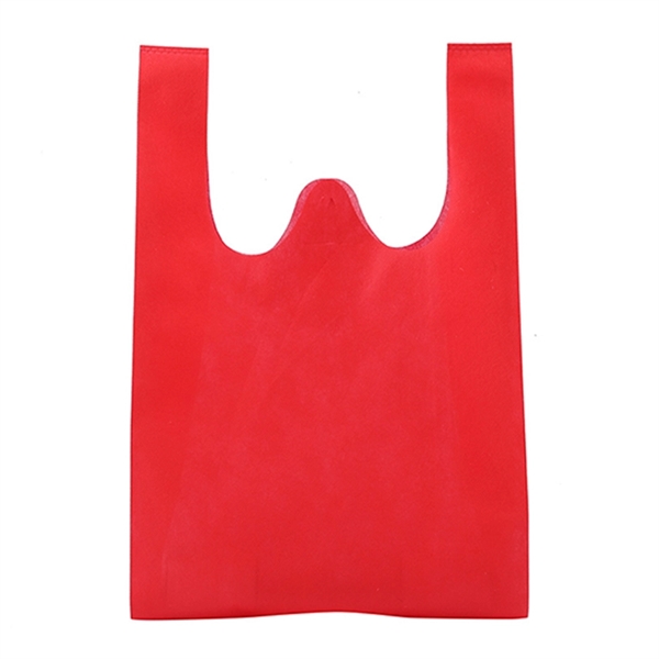 Reusable T-Shirt Style Non-Woven Tote Bag - Reusable T-Shirt Style Non-Woven Tote Bag - Image 1 of 8