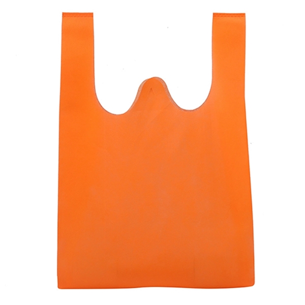 Reusable T-Shirt Style Non-Woven Tote Bag - Reusable T-Shirt Style Non-Woven Tote Bag - Image 3 of 8