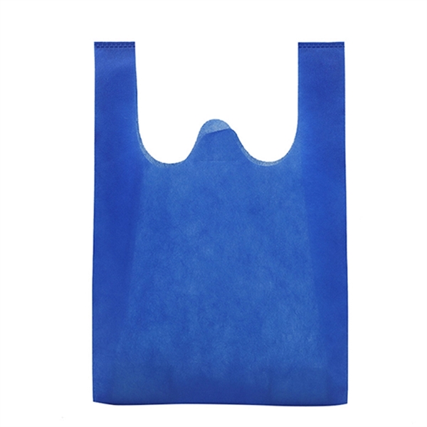Reusable T-Shirt Style Non-Woven Tote Bag - Reusable T-Shirt Style Non-Woven Tote Bag - Image 4 of 8