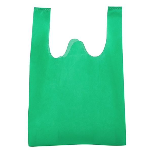 Reusable T-Shirt Style Non-Woven Tote Bag - Reusable T-Shirt Style Non-Woven Tote Bag - Image 5 of 8