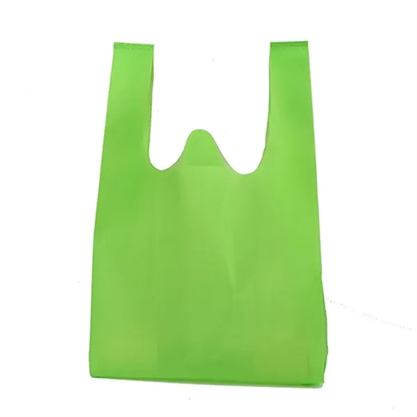 Reusable T-Shirt Style Non-Woven Tote Bag - Reusable T-Shirt Style Non-Woven Tote Bag - Image 6 of 8