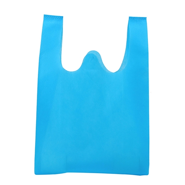 Reusable T-Shirt Style Non-Woven Tote Bag - Reusable T-Shirt Style Non-Woven Tote Bag - Image 7 of 8