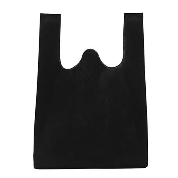Reusable T-Shirt Style Non-Woven Tote Bag - Reusable T-Shirt Style Non-Woven Tote Bag - Image 8 of 8