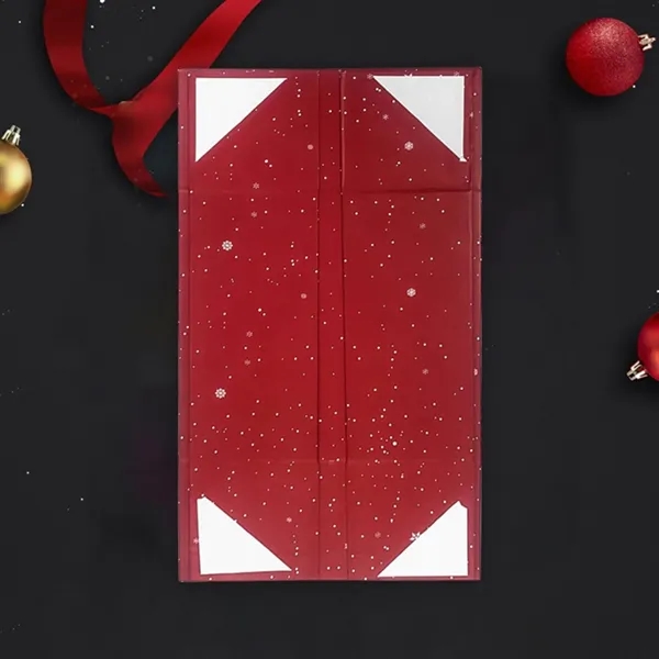 Christmas Flip Cover Ribbon Style Window Gift Box S M L - Christmas Flip Cover Ribbon Style Window Gift Box S M L - Image 3 of 4