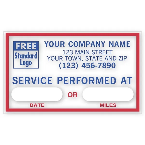 Labels, Removable Adhesive Cling Windshield - Labels, Removable Adhesive Cling Windshield - Image 6 of 6